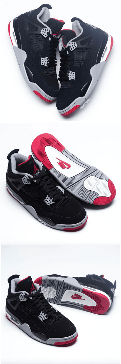 Air Jordan 4 "Bred" Sneaker Tees Info