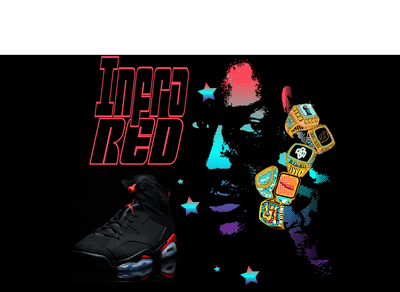 NEW Infrared 6 Sneaker Tees