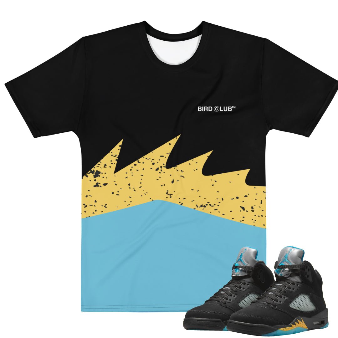 Retro 5 Aqua Shirts Sneaker Tees to Match Air Jordans