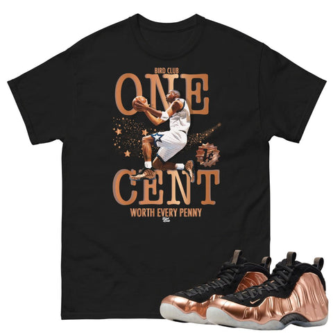 Metallic Copper One Cent Shirt