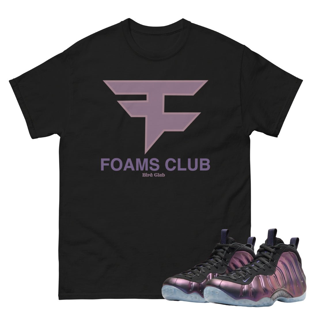 Eggplant foams shirt online