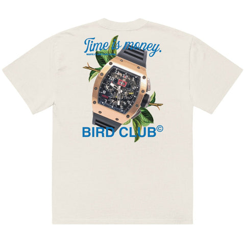 Time is Money Oversized Faded Shirt