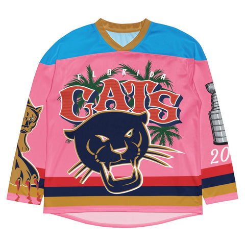 Florida Panther Cats South Beach Edition Championship Hockey Jersey