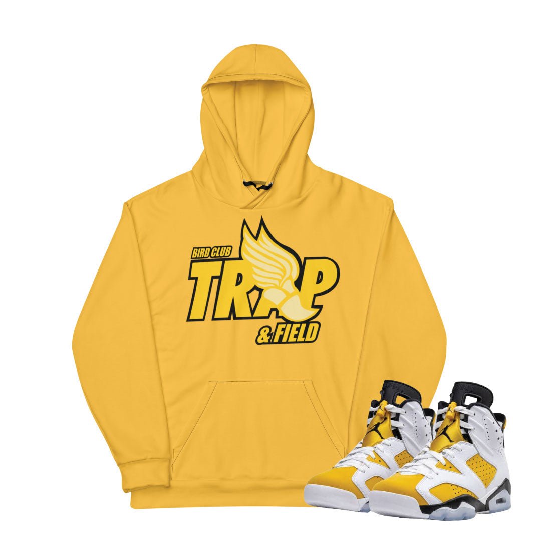 Retro 6 Yellow Ochre Trap Hoodie Sneaker Tees to match Air Jordan Sneakers