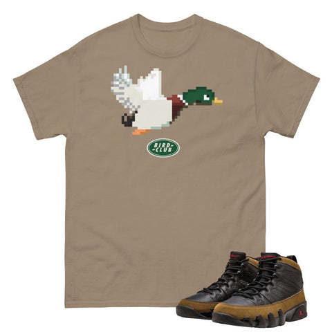 Retro 9 Olive Concord Duck Shirt