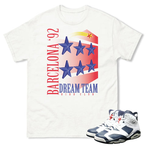 Retro 6 Olympic Trading Card Shirt