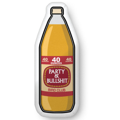 Party & Bullshit Olde English 40 ounce Streetwear Style Pillow (22 inches)