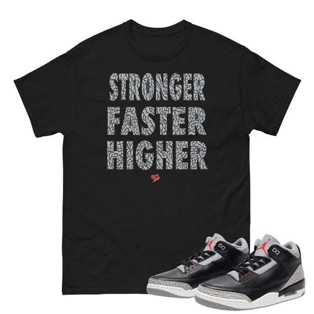 Retro 3 Black Cement Shirt