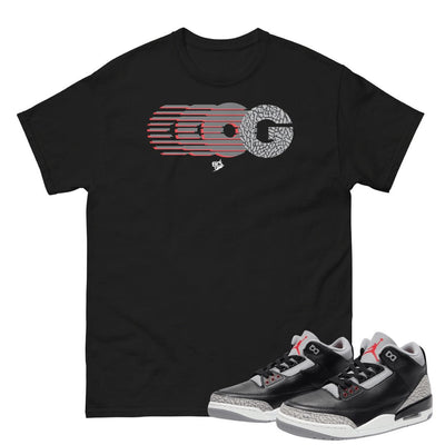 Retro 3 Black Cement Shirt