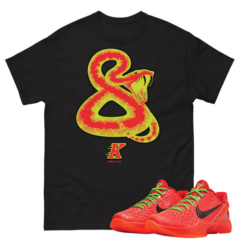 Reverse Grinch Kobe 6 Protro Snake 8 Shirt - Sneaker Tees to match Air Jordan Sneakers