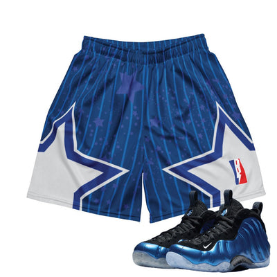 Air Foamposite One Royal Mesh Magic Shorts