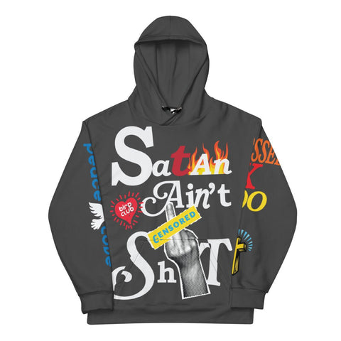 Satan Ain't Sh*t Hoodie - Sneaker Tees to match Air Jordan Sneakers