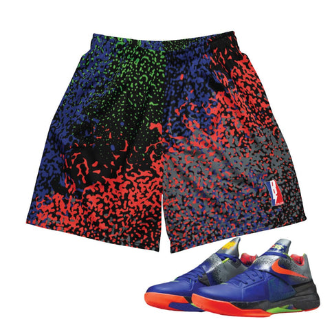 KD 4 Nerf Splatter Mesh Shorts