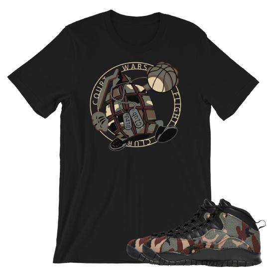 Jordan 10 store camo shirt