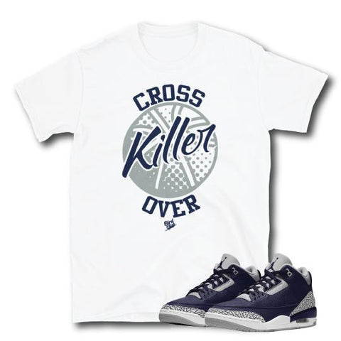 Georgetown Retro 3 Shirt - Sneaker Tees to match Air Jordan Sneakers