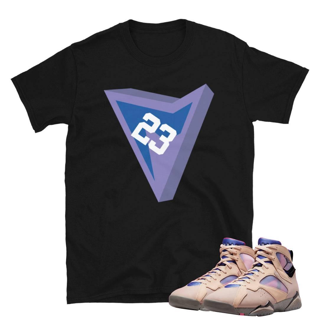 RETRO 7 SAPPHIRE SHIMMER SHIRTS Sneaker Tees to match Air Jordan Sneakers