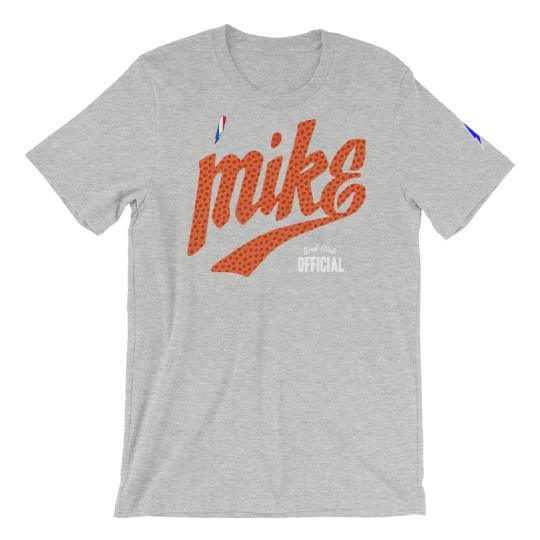 League Official Air Mike tee (GRY) - Sneaker Tees to match Air Jordan Sneakers