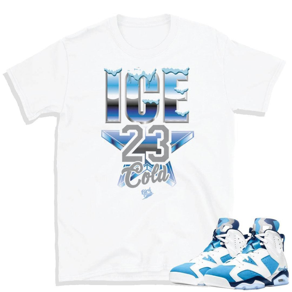 Air Jordan 6 UNC University Blue Match Shirts - Michael Jordan - LARVIKITE