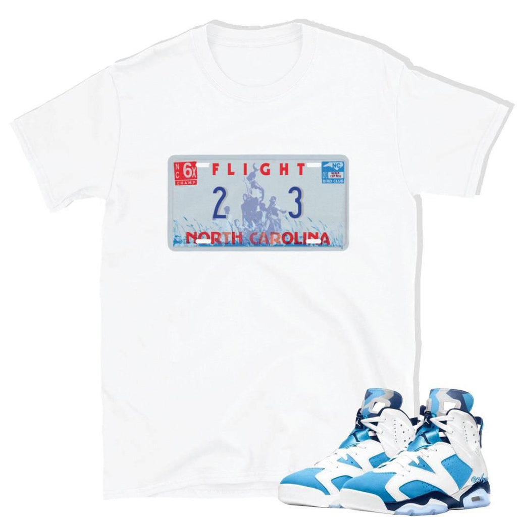 Air Jordan 6 UNC University Blue Match Shirts - Michael Jordan - LARVIKITE
