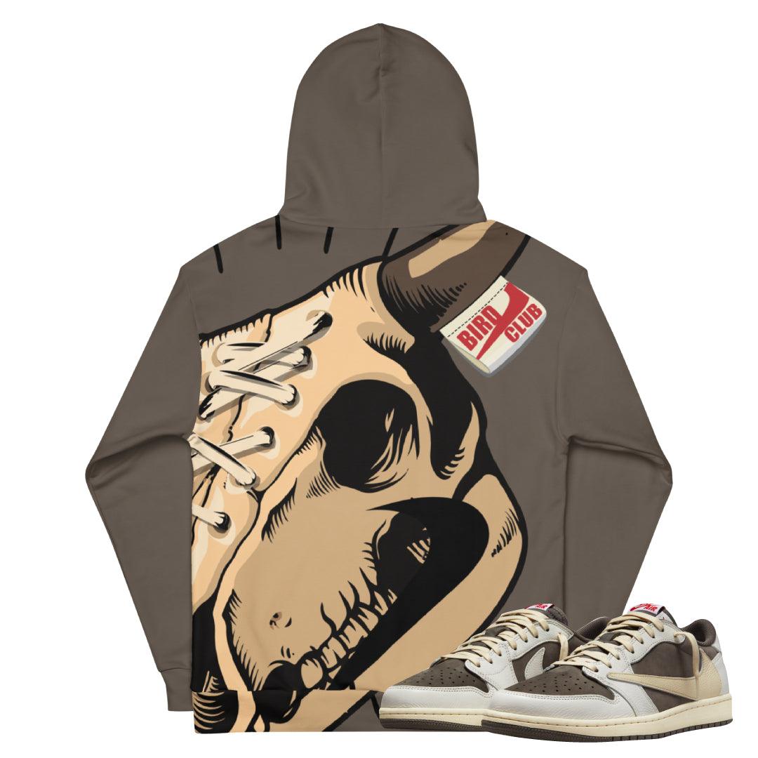 Reverse Mocha Travis Scott Hoodie Sneaker Tees to match Air Jordan Sneakers